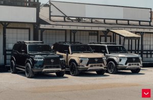 Lexus GX 550 Custom Wheels - HFX-1 by Vossen - Gloss Black Lexus GX 550 Custom Wheels - HFX-1 by Vossen - Gloss Black